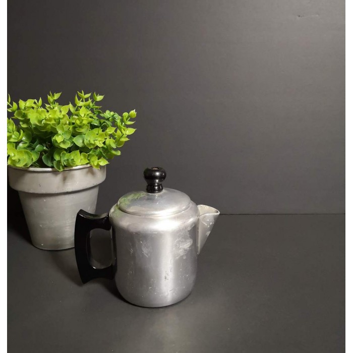 Théière vintage mini teapot acier inoxydable